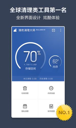 猎豹清理大师 for Android V5.3.0.309 安装版