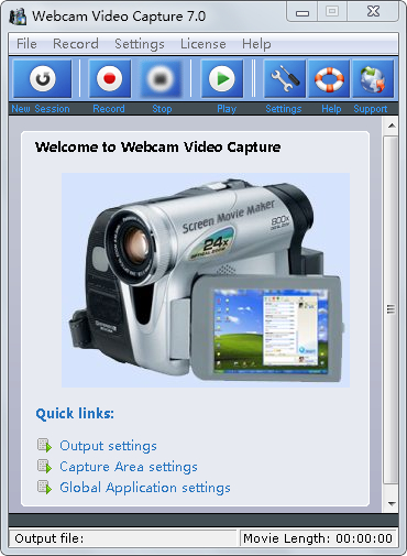 Webcam Video Capture(视频录制工具) V7.0 英文版