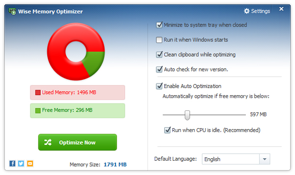 Wise Memory Optimizer(智能内存优化) V3.37.91 绿色版