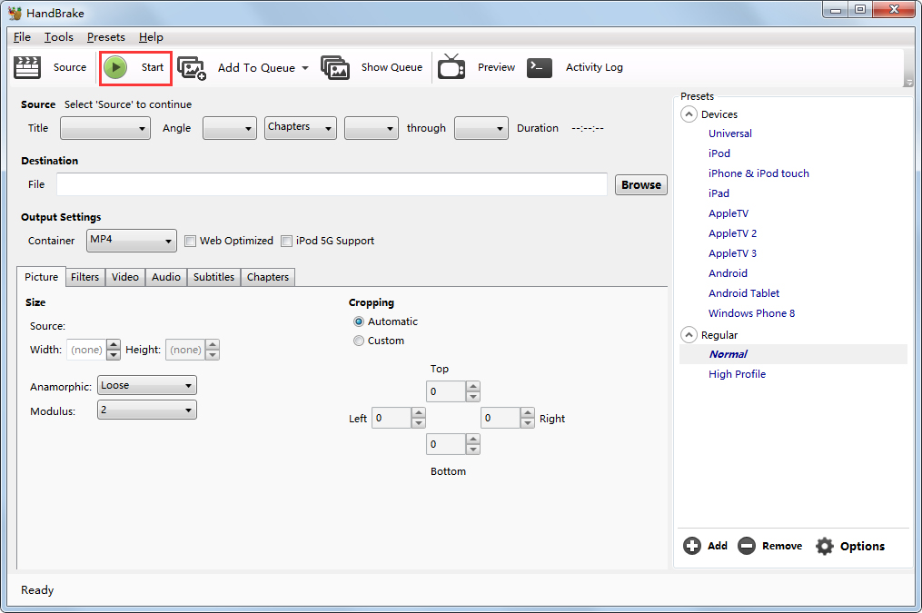 HandBrake(视频转码器) V0.9.9.5470 绿色版