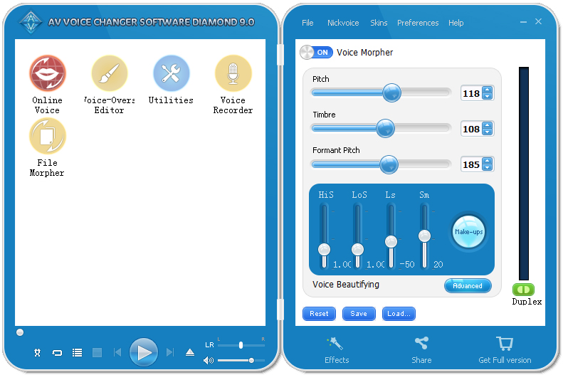 AV Voice Changer Software Diamond(变声专家) V9.0.34.0 英文版