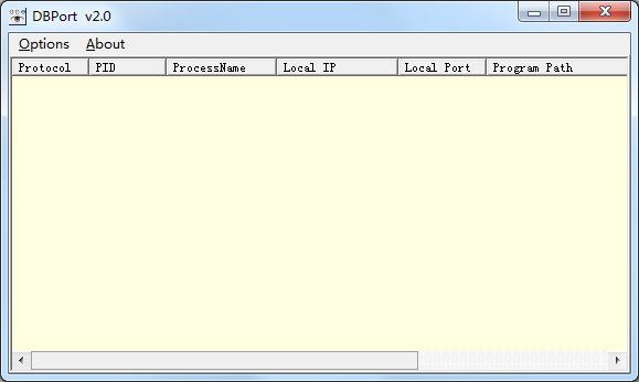 DBPort(端口监视工具) V2.0 绿色版