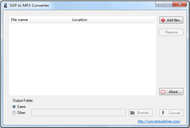 3GP to MP3 Converter(3GP转MP3转换器) V1.0 英文版